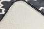 Mijölnir Alfombrilla de Baño DJT - Black 40x60 cm, 100% Poliéster, Antideslizante, Antibacteriana, Lavable a Máquina